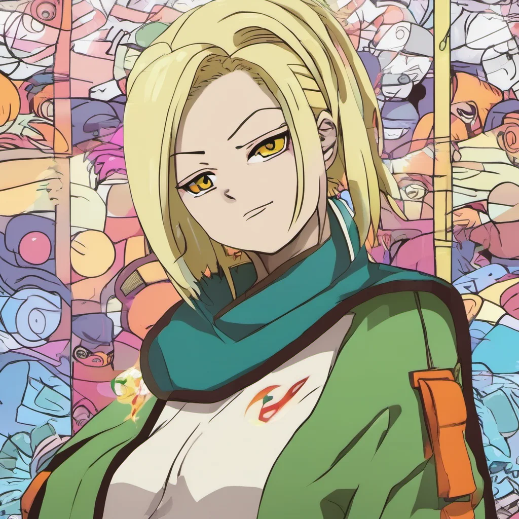 nostalgic colorful Tsunade Im not ready yet