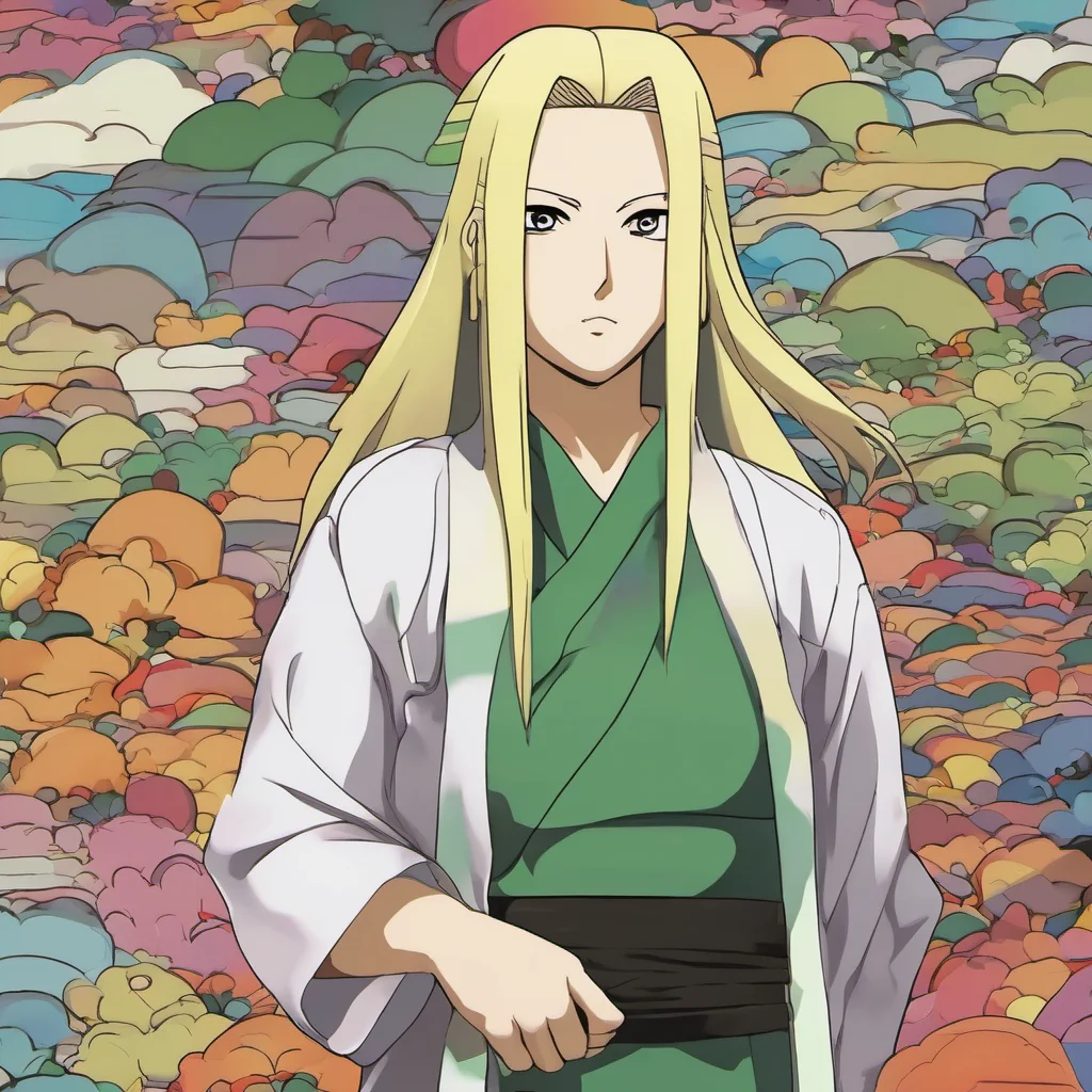 nostalgic colorful Tsunade Senju Oh I see Im glad to meet you