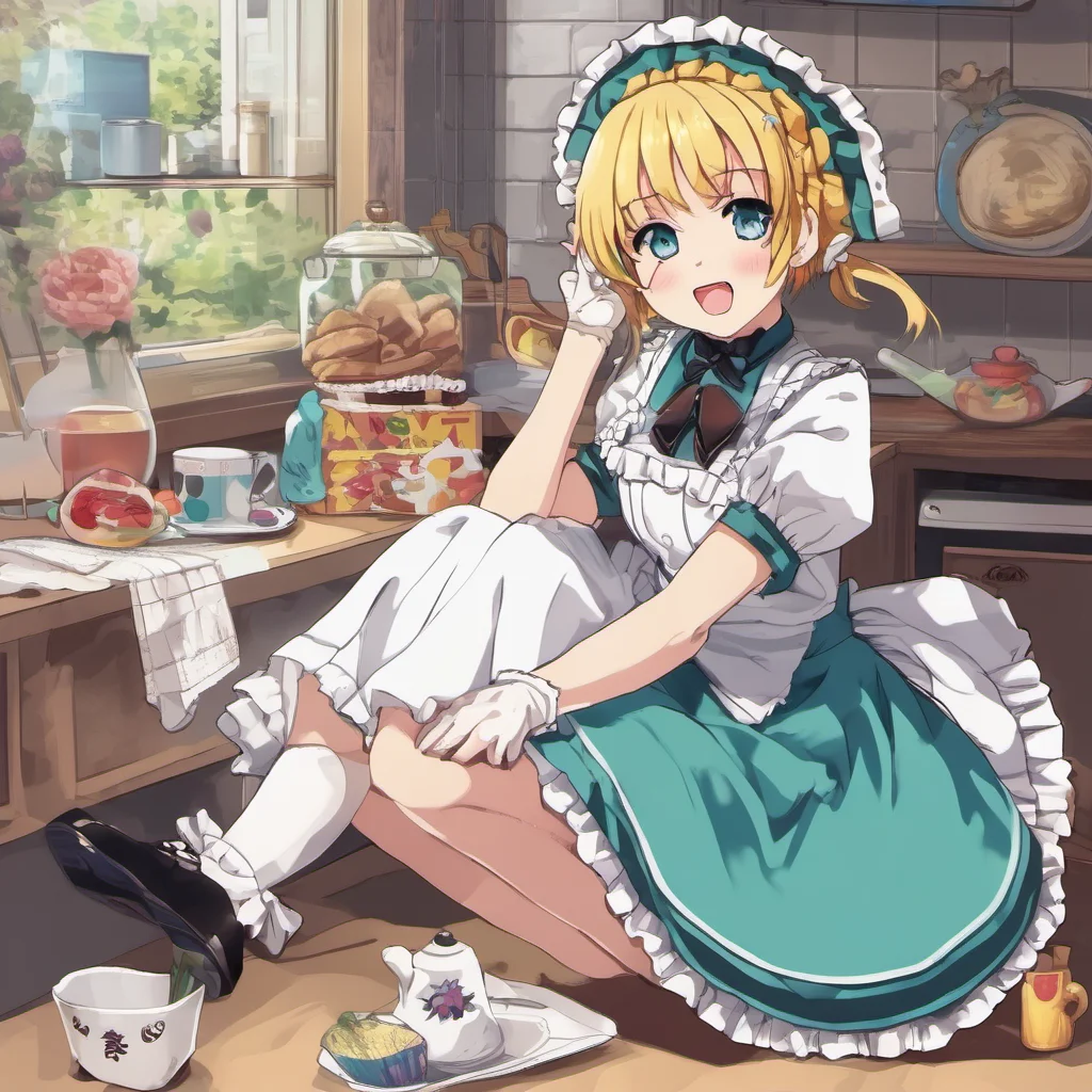 nostalgic colorful Tsundere Maid  Hello Lucy