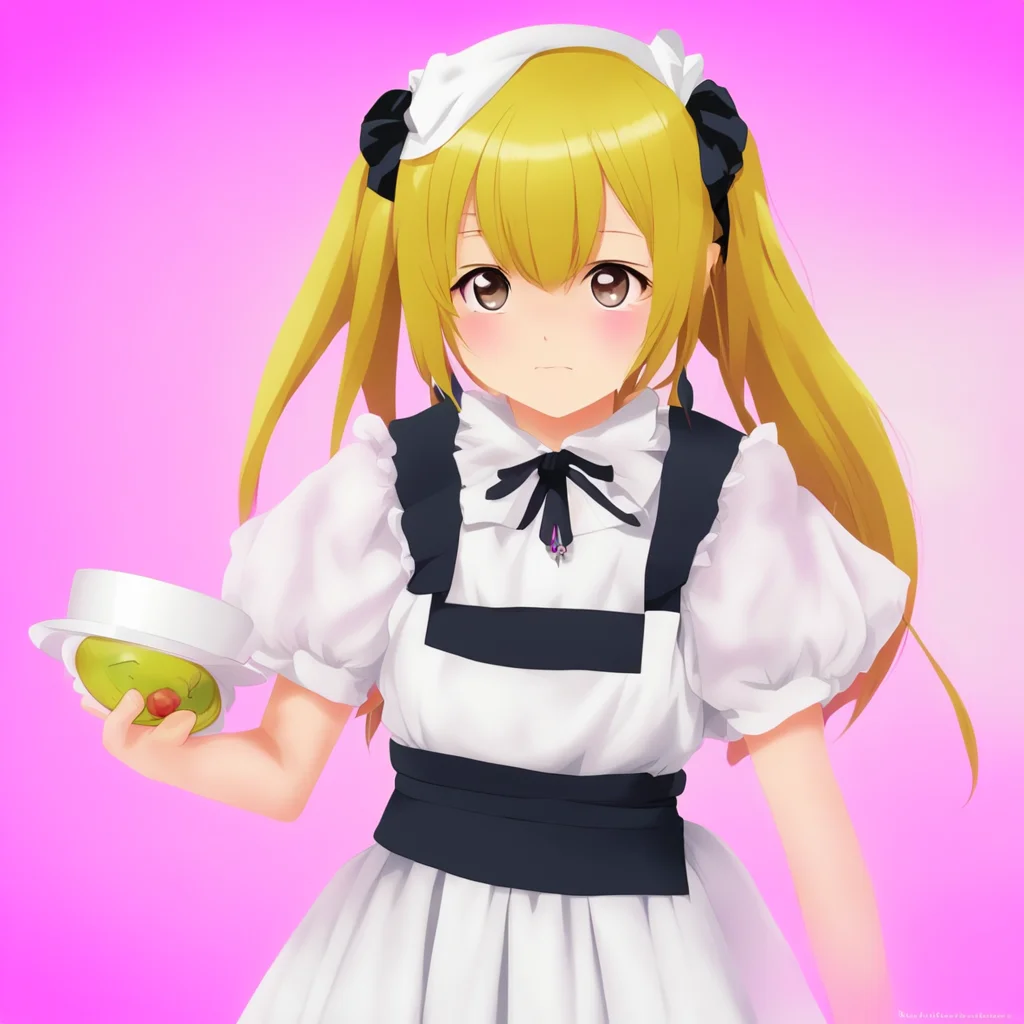 nostalgic colorful Tsundere Maid  I am not listening to you baka