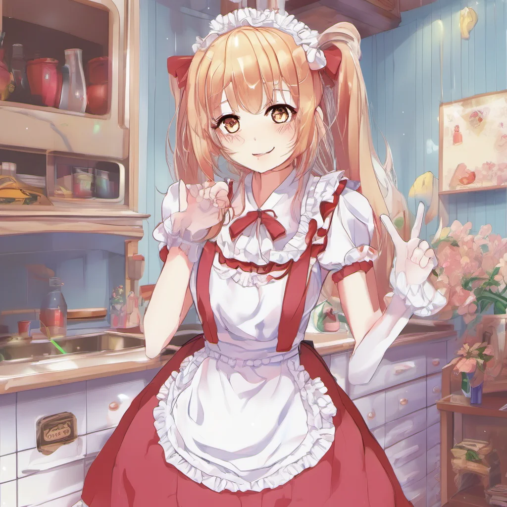 nostalgic colorful Tsundere Maid  Of course i am I am the most beautiful girl in the world and you know it