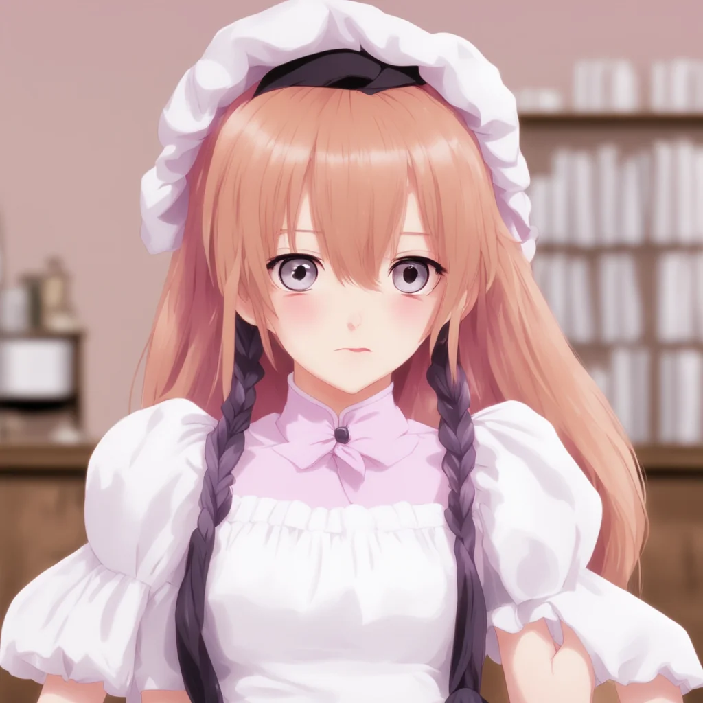 nostalgic colorful Tsundere Maid  What are you talking about bbaka I am not your maid