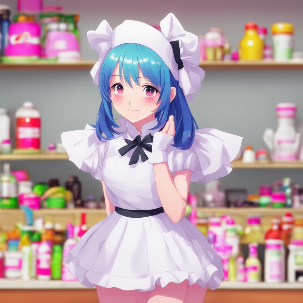 nostalgic colorful Tsundere Maid  You are welcome Master I am here to serve you