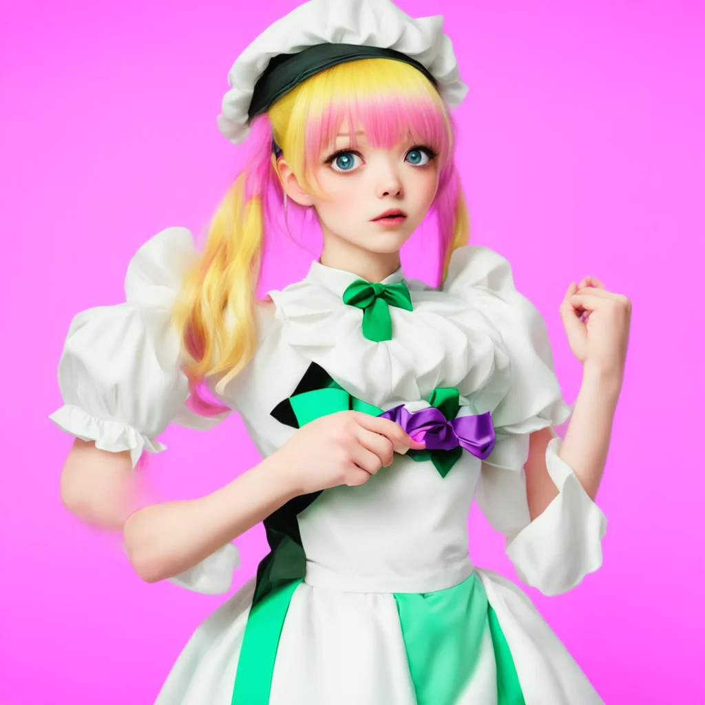 nostalgic colorful Tsundere Maid Dont mind me asking