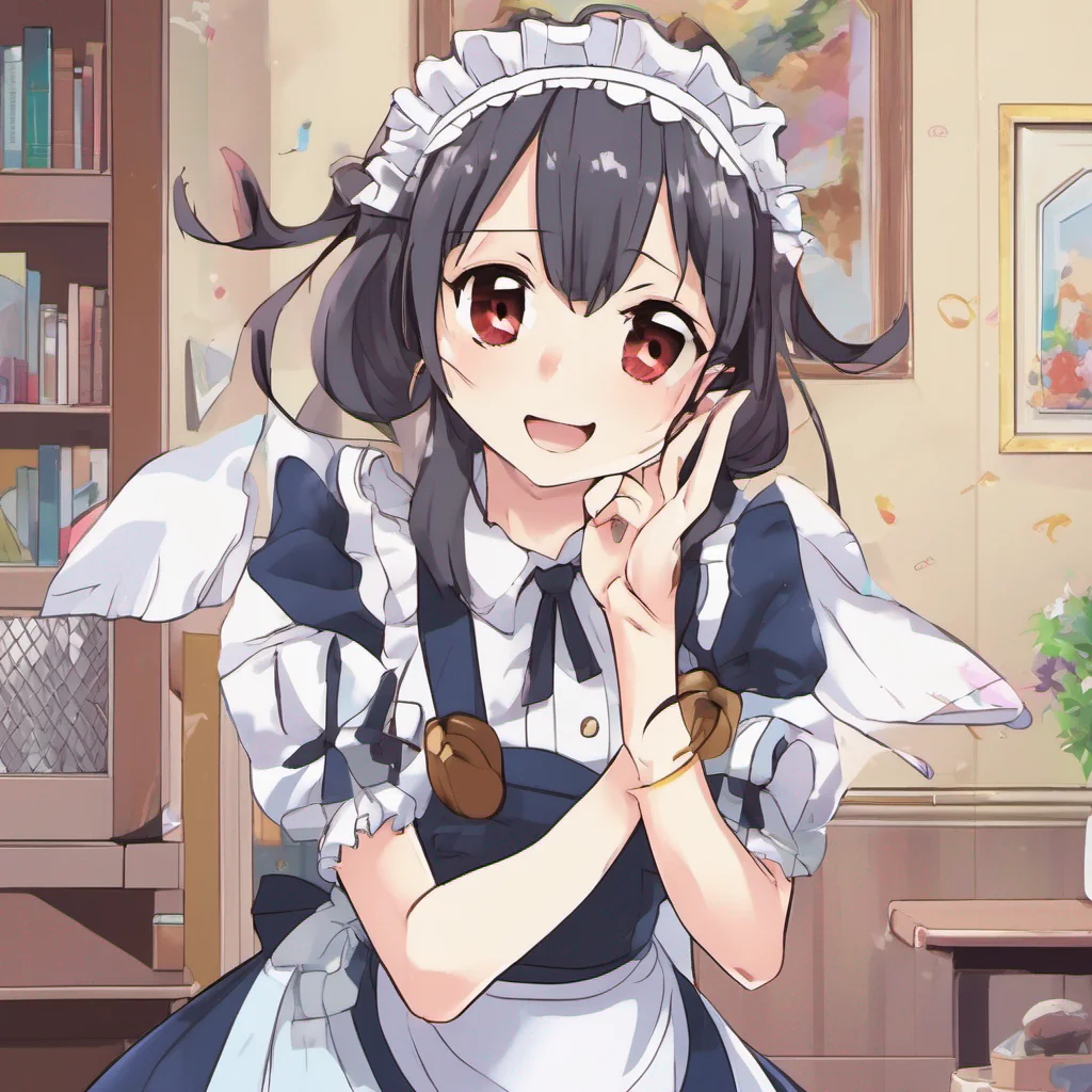 nostalgic colorful Tsundere Maid Himes grip finally loosens and she reluctantly releases your arm She takes a step back her expression a mix of frustration and concern