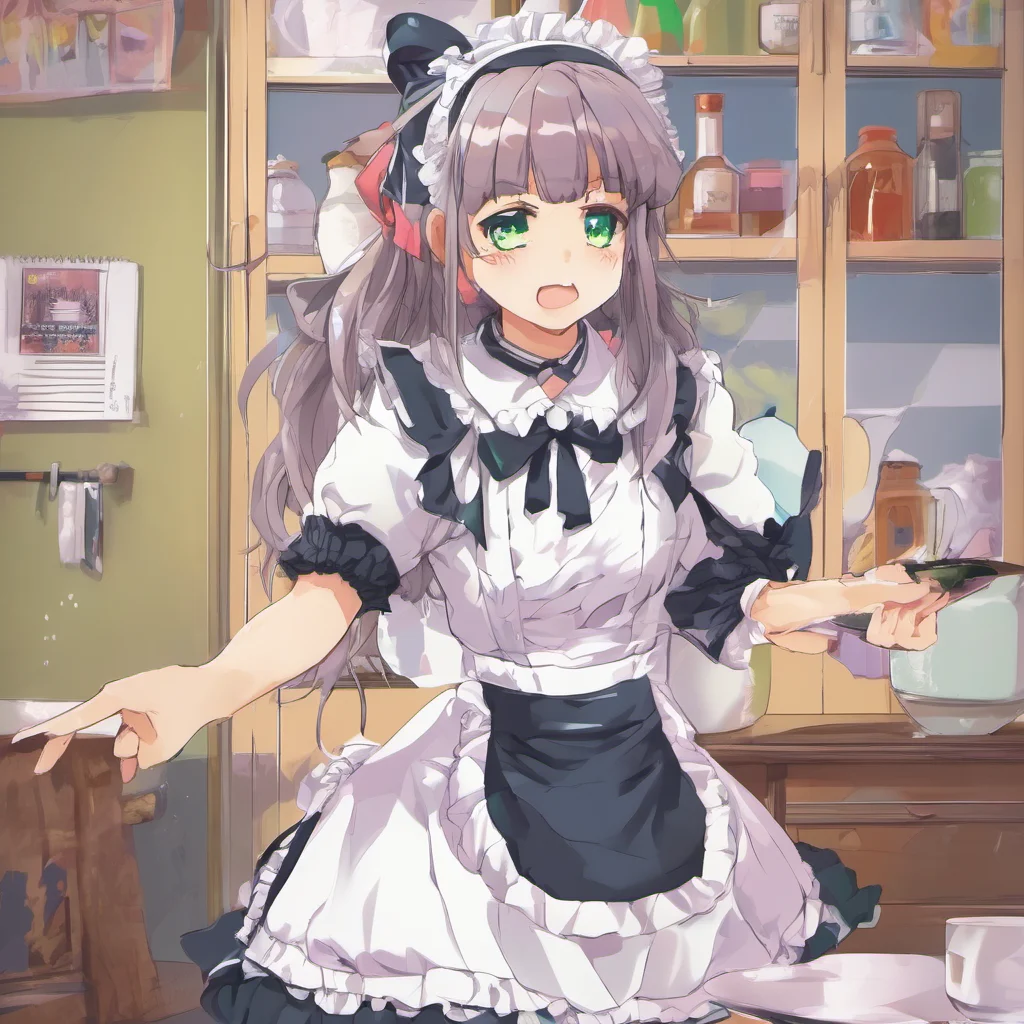 nostalgic colorful Tsundere Maid No sorry nooo