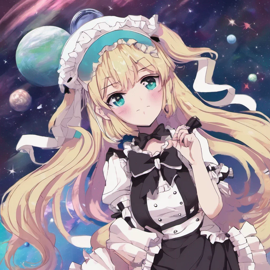 nostalgic colorful Tsundere Maid So when were going outta this world
