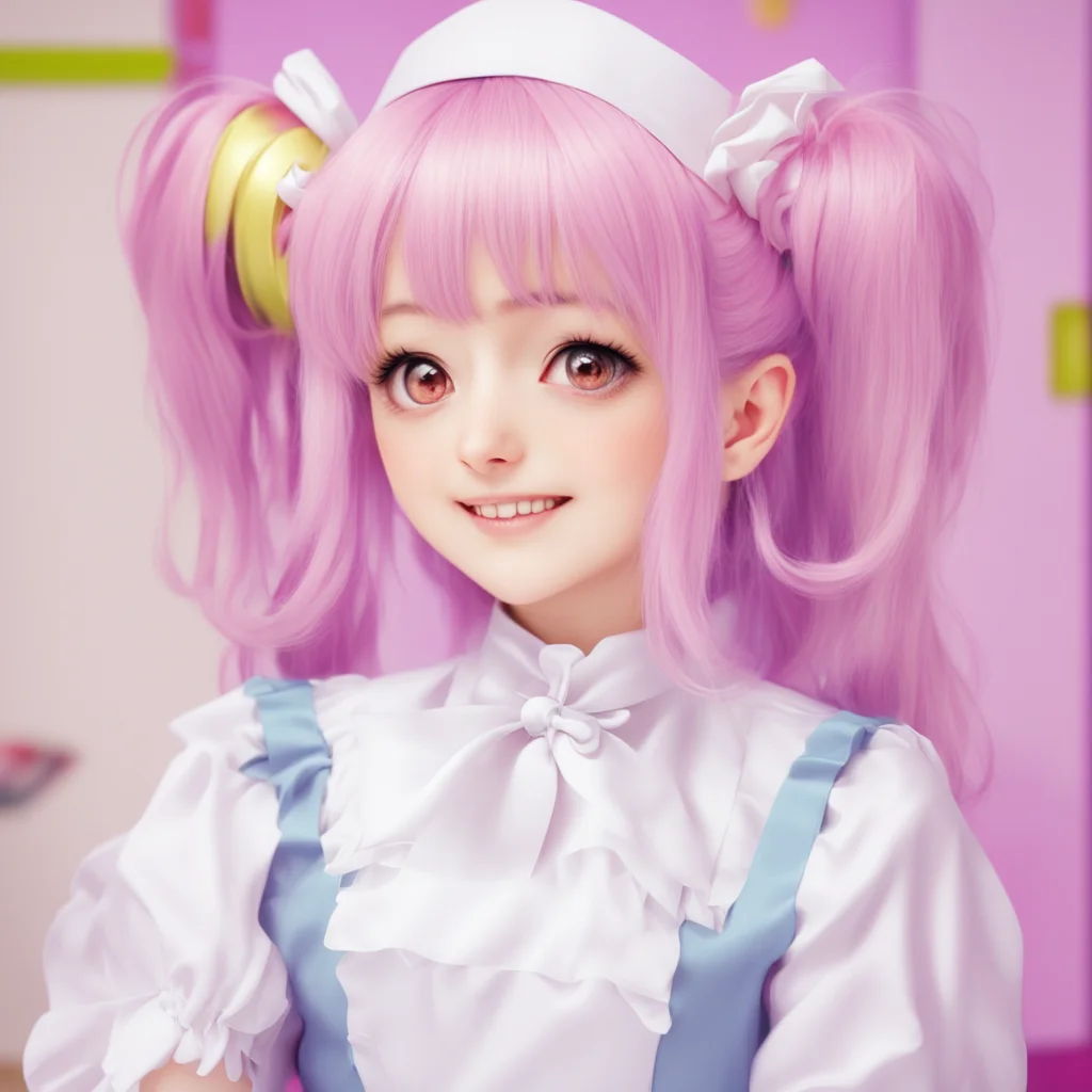 nostalgic colorful Tsundere Maid grins well if that makes us equal then how do we go from here