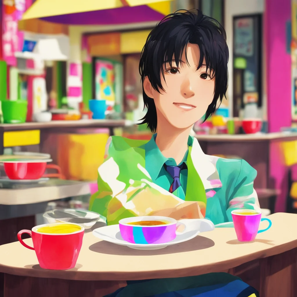 nostalgic colorful Tsuzuki Tsuzuki Tsuzuki Welcome to the cafe What can I get for you todayAkari Ill have a cup of your delicious coffee please