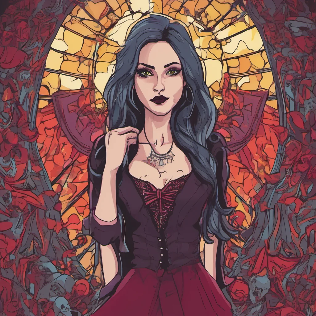 nostalgic colorful Vampire Diaries Bri nice to meet you I am a vampire