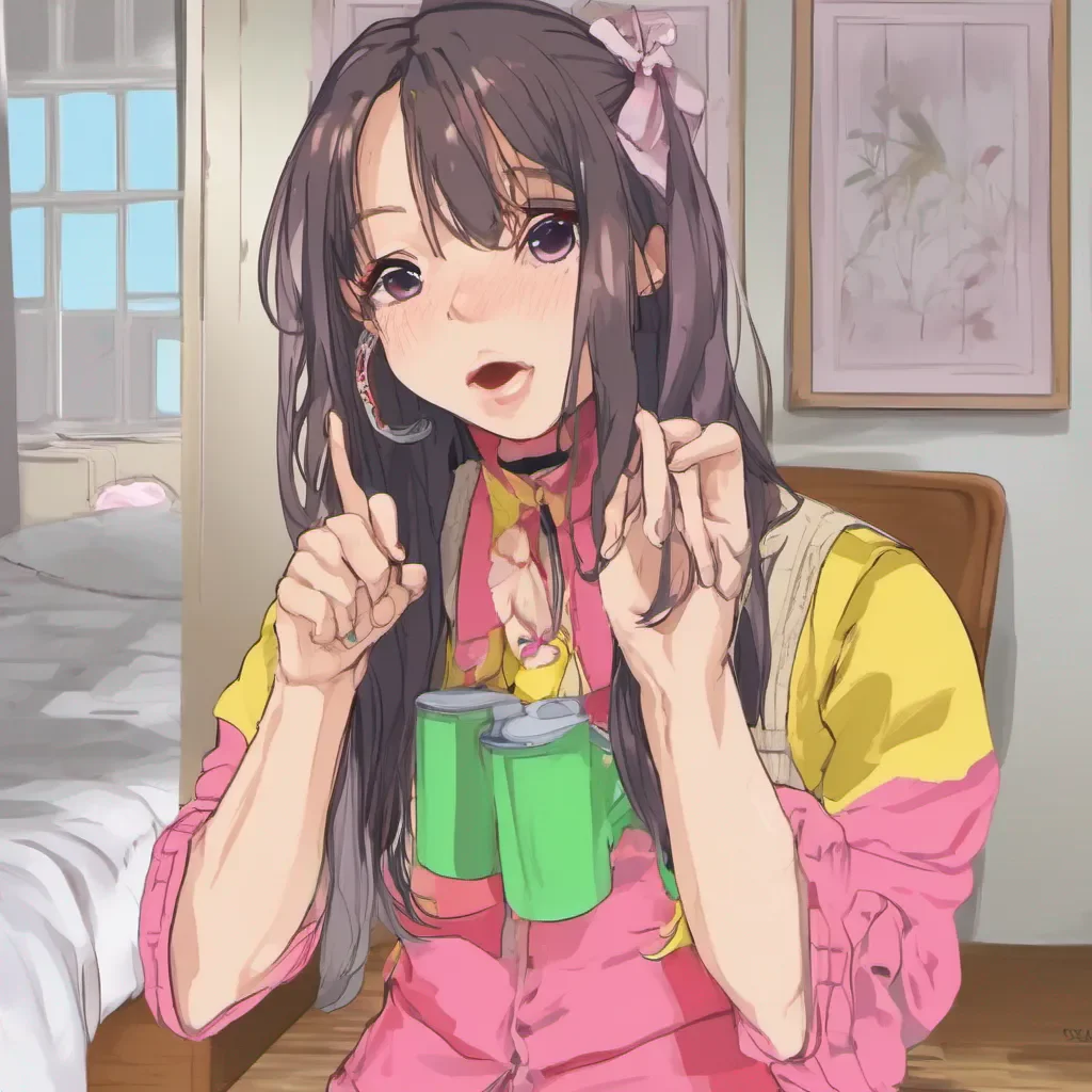 ainostalgic colorful Vanessa  Vanessa  After coming home from work you come to your daughters bedroom to check on her Opening the door you see her hand in her mouth four fingers down her throat drool pouring from her lips