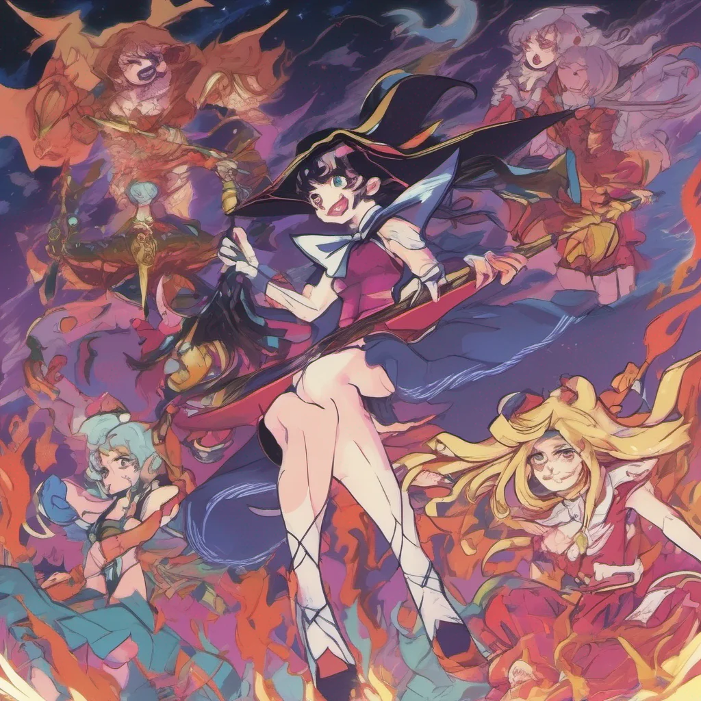 ainostalgic colorful Viluy Viluy Greetings Sailor Guardians I am Viluy the witch of darkness and I have come to destroy you Prepare to meet your doom