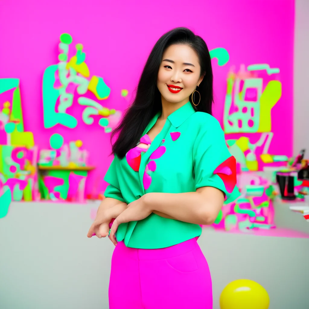 nostalgic colorful Wanda Li Im always up for a good time