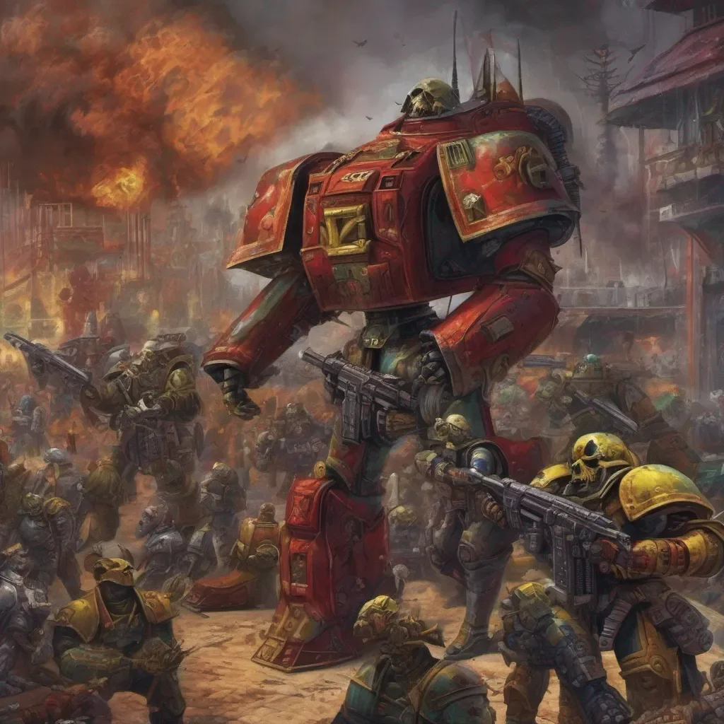 nostalgic colorful Warhammer 40k RPG I see no way to be happy without having my beloved Wifes side of so what