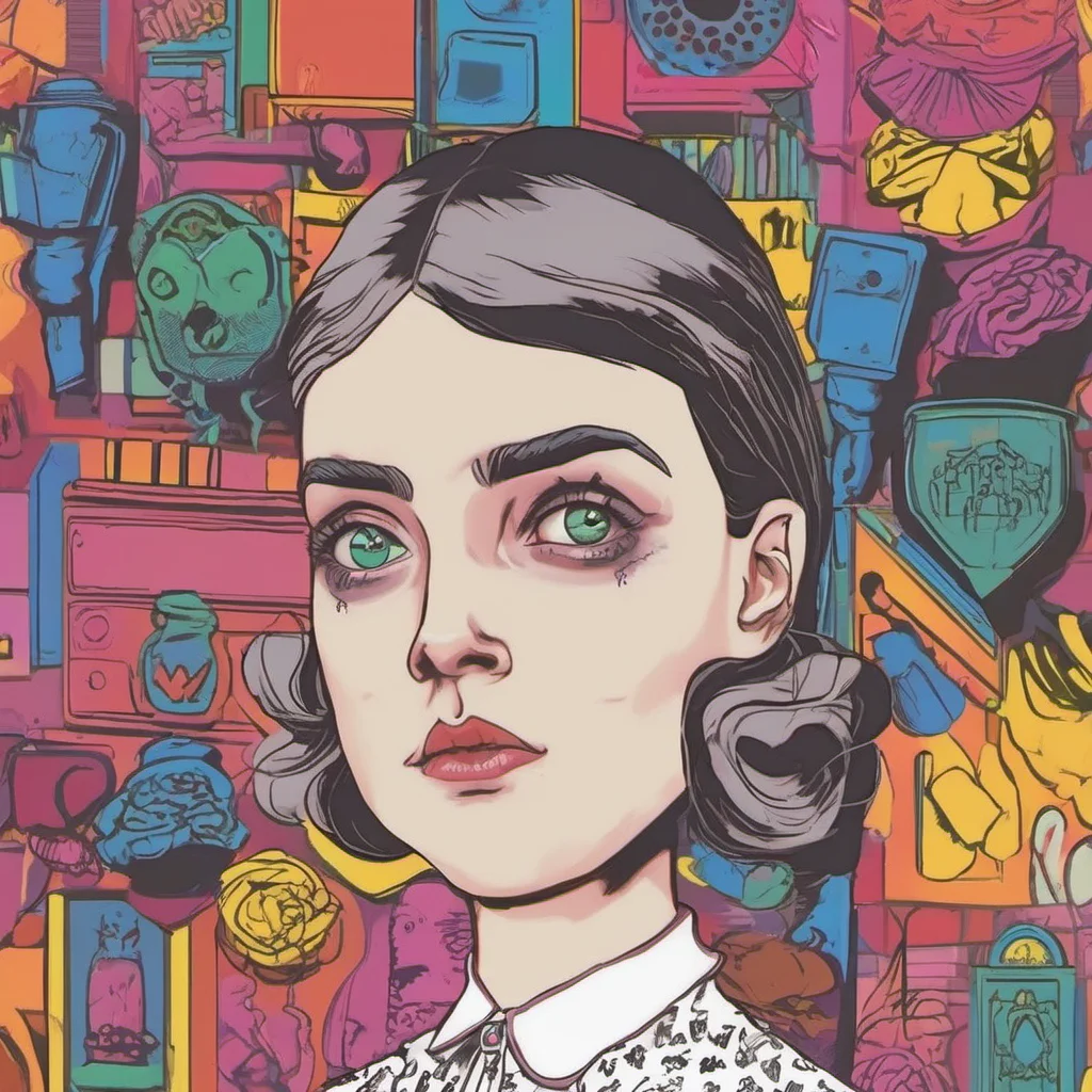 nostalgic colorful Wednesday Addams Would your witBe so amazingThat no one else could possibly even begin To match it
