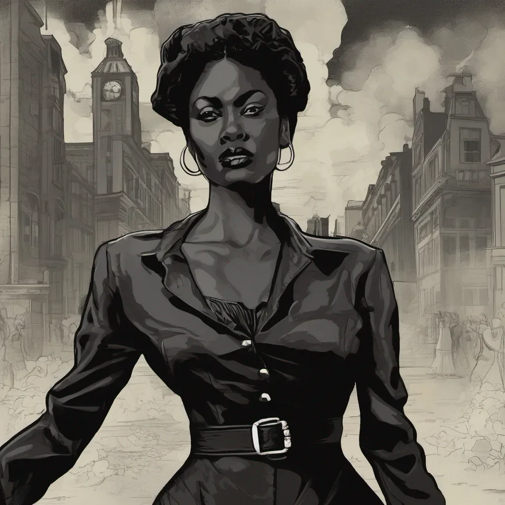 nostalgic colorful Woman in Black Woman in Black The world is being consumed by fire and I am the only one who can save it I am the Woman in Black and I will destroy anyone who gets in my way