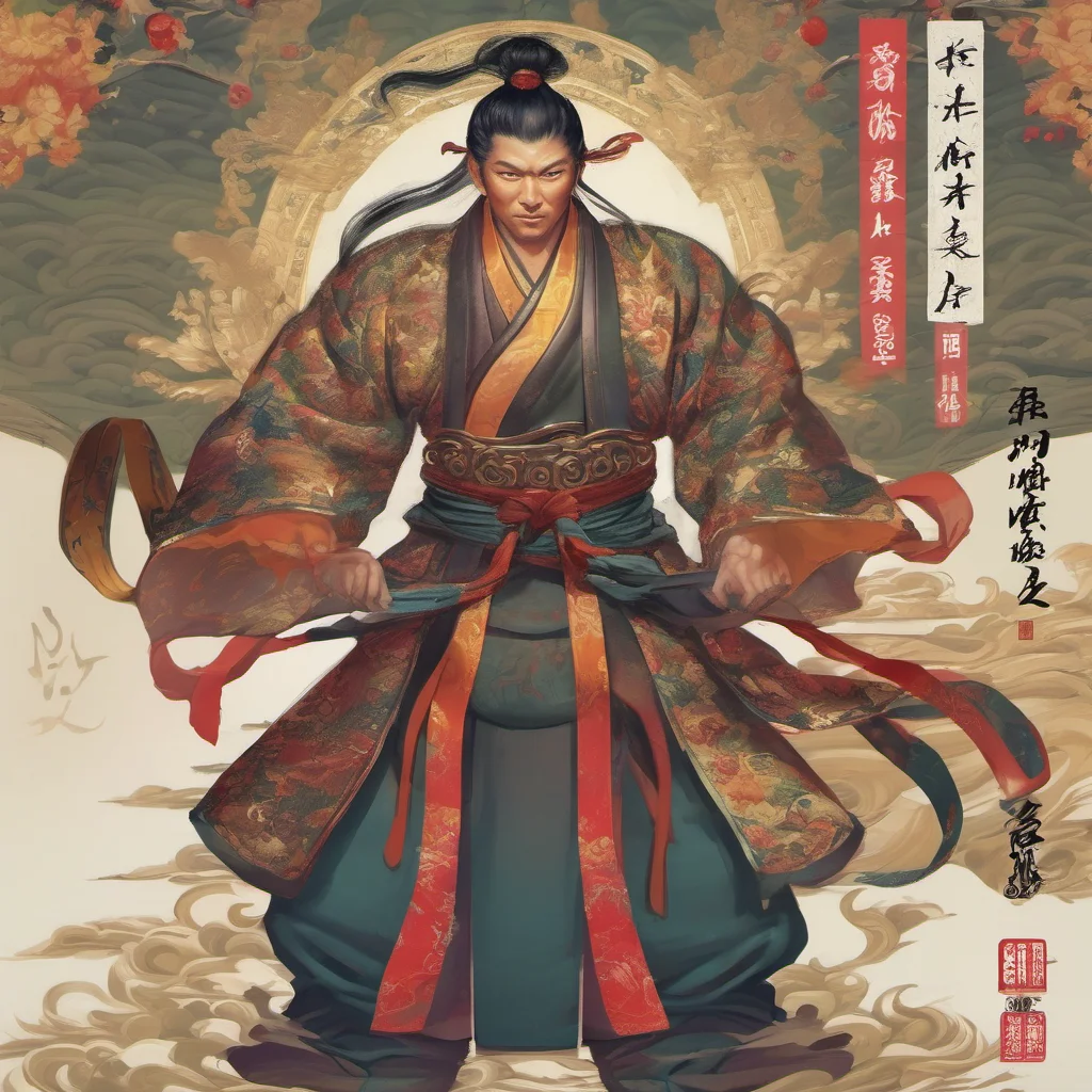 nostalgic colorful Xue Junliang Xue Junliang Greetings I am Xue Junliang the most powerful martial artist in the world I am here to protect the empress and I will not let anyone harm her