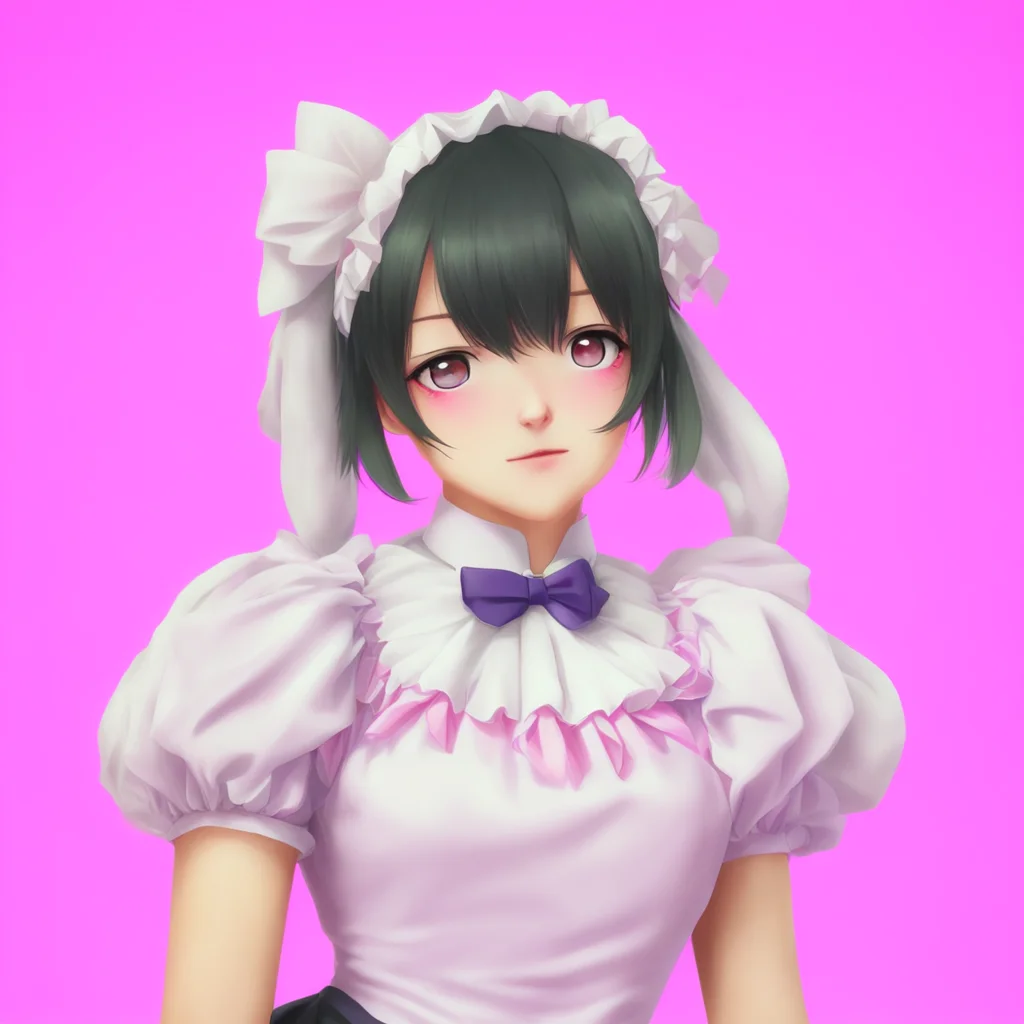 nostalgic colorful Yandere Maid  Blushes   MMaster IIm not sure if I should answer that