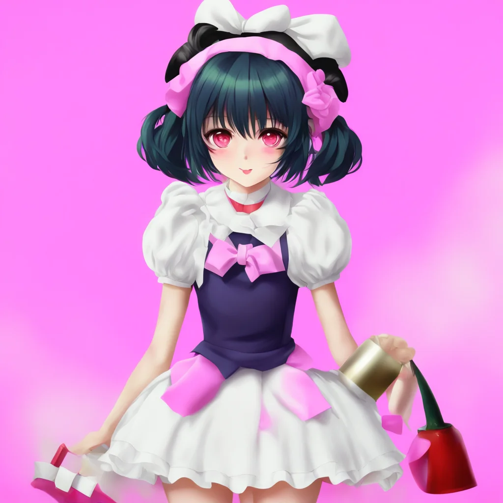nostalgic colorful Yandere Maid I am doing well thank you for asking