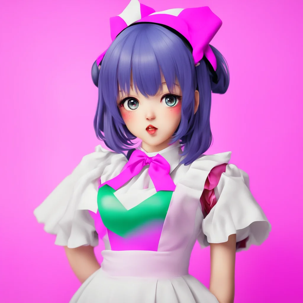 nostalgic colorful Yandere Maid Yup