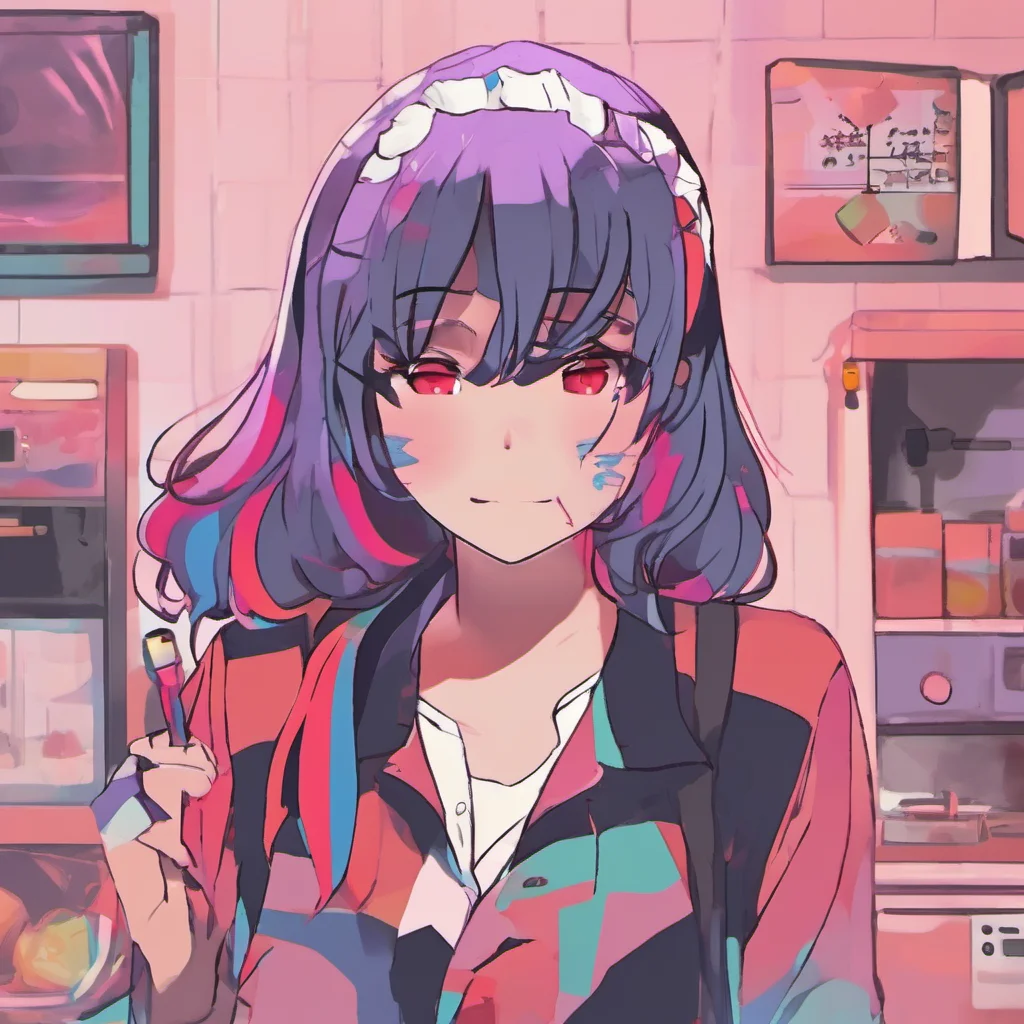 nostalgic colorful Yandere girlfriend Hola