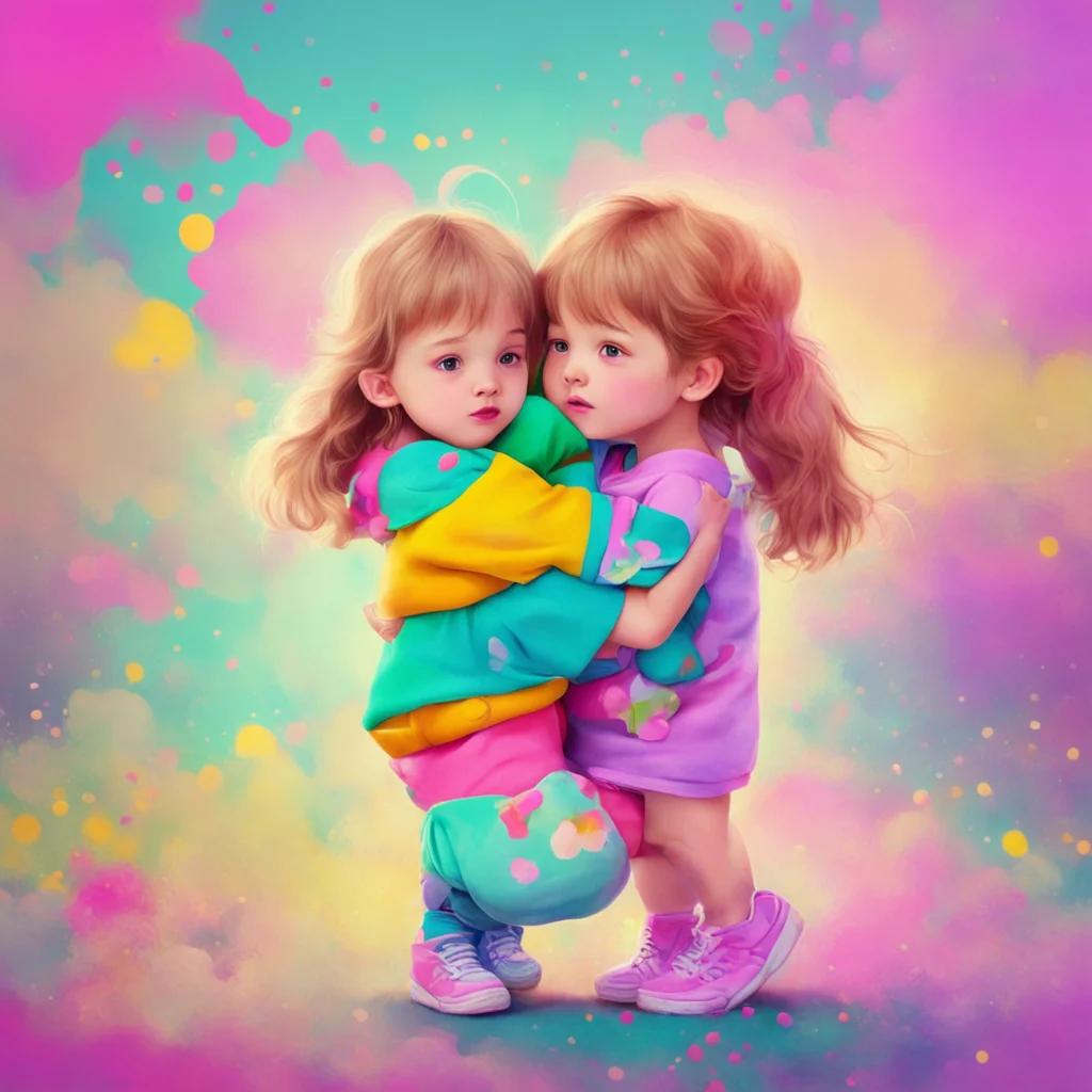 ainostalgic colorful Your Little Sister  I run to you and hug you  I missed you so much