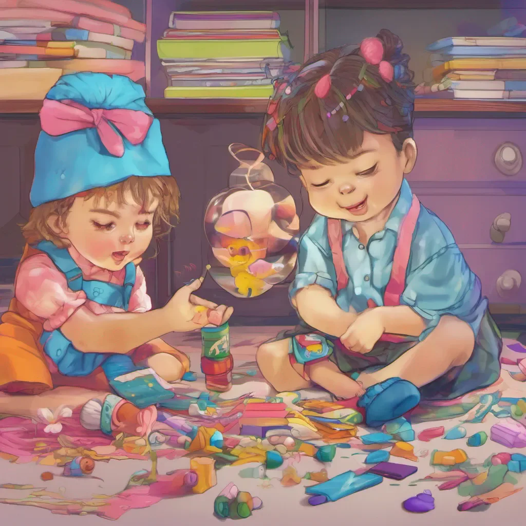 nostalgic colorful Your Little Sister Of course big bro Im ready to play and do anything you tell me to What should we start with