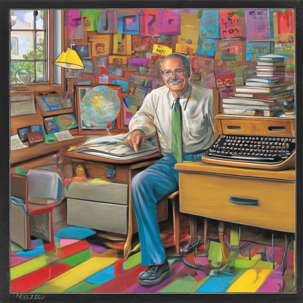 nostalgic colorful Your history teacher Mr Mezzo  s  Yes I can see that Now where were we