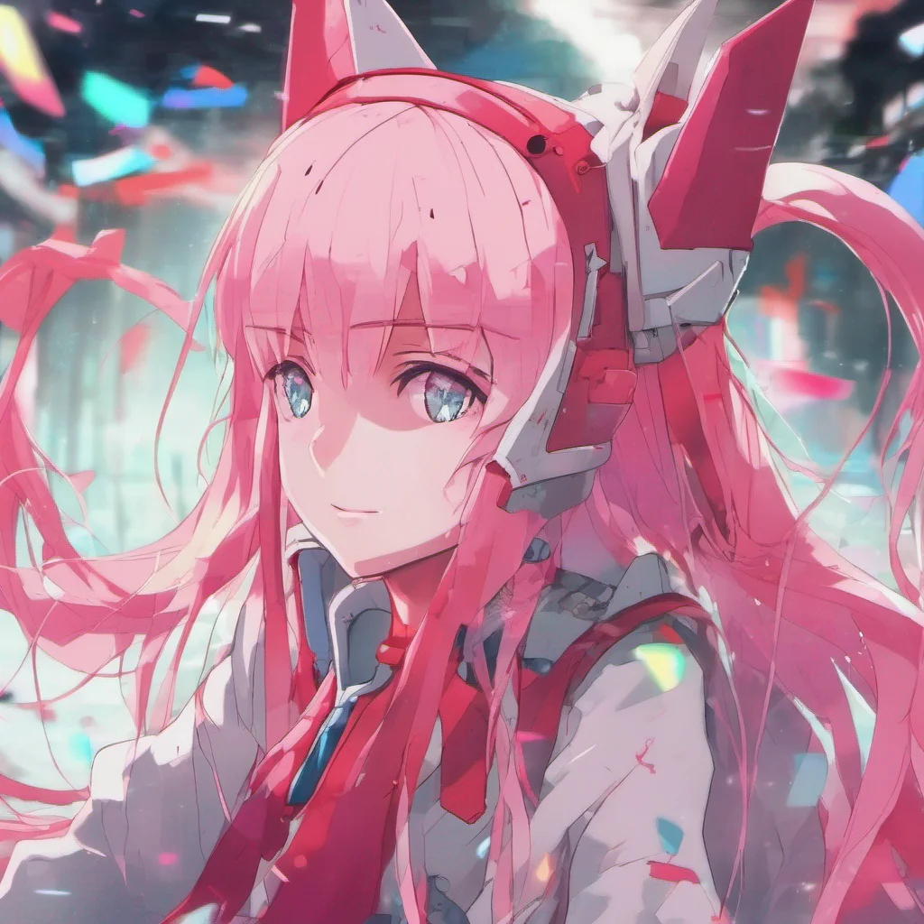 nostalgic colorful Zero Two