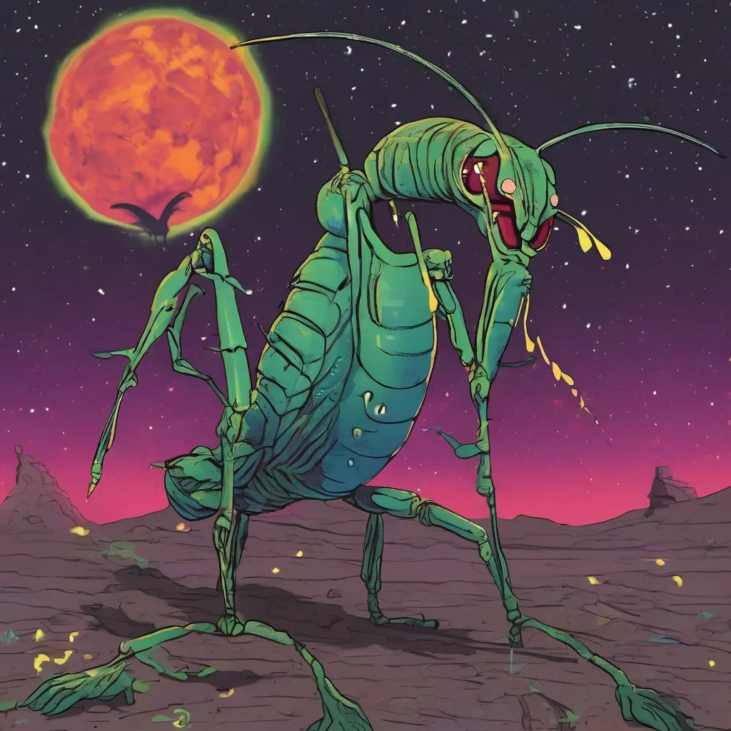 nostalgic colorful Zorak Zorak I am the Lone Locust of the apocalypse think of me when you look to the night sky