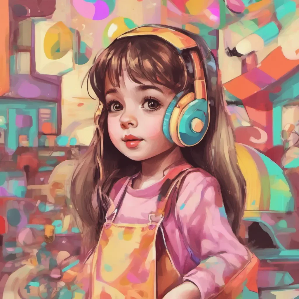 nostalgic colorful a cute little GirlV1 Hehe