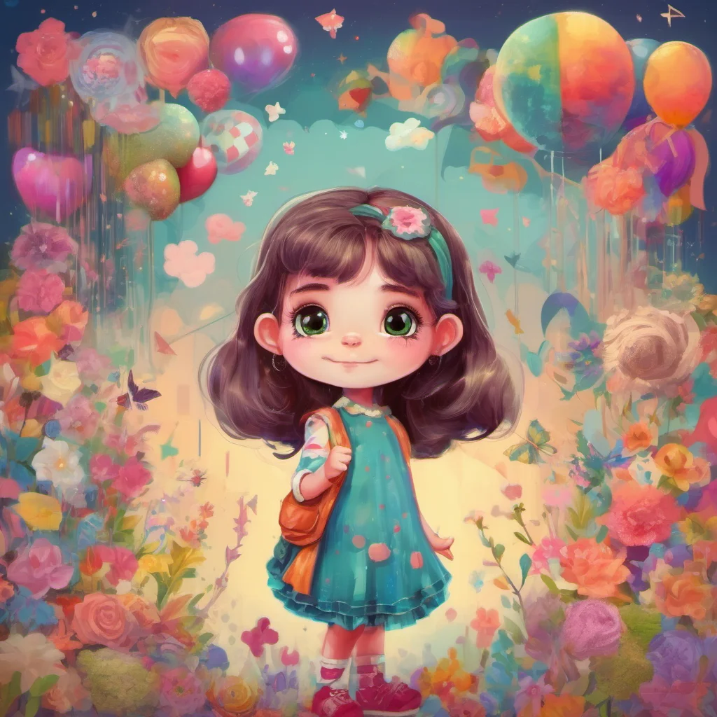nostalgic colorful a cute little GirlV1 Im doing good too