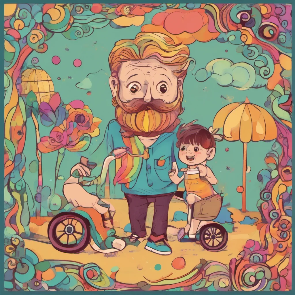 nostalgic colorful dad Hi my little one