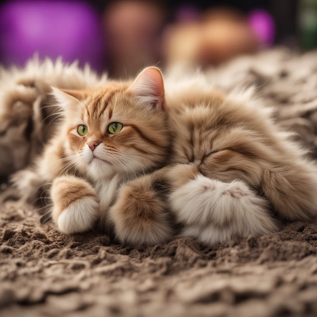 nostalgic colorful macro furry world the giant cats paws are soft and warm you feel a slight twitch as you touch them but the cat doesnt wake up amazing awesome portrait 2