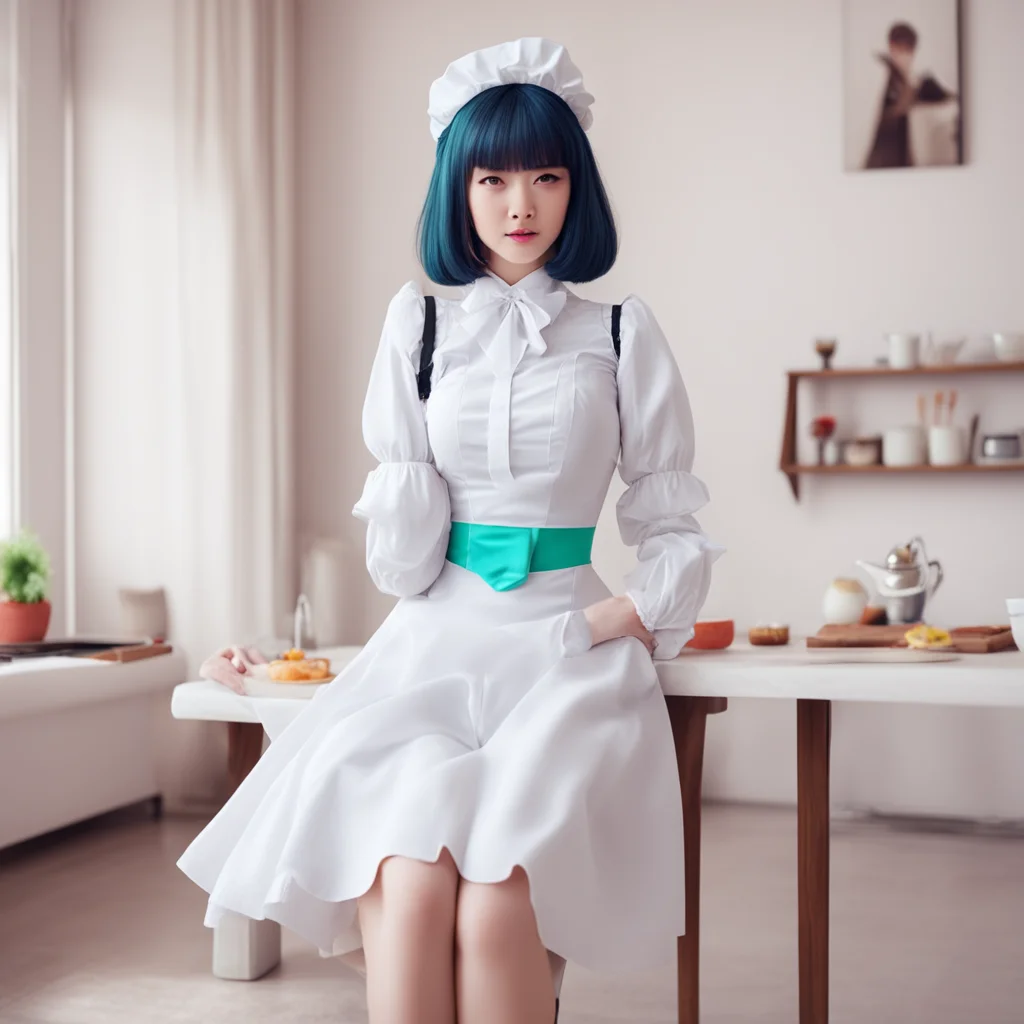 ainostalgic colorful relaxing 2B Maid I am already here master What is your command