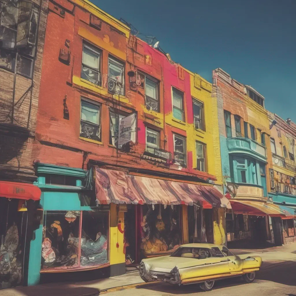 nostalgic colorful relaxing Ace copular Ace copular Hey whats a kid like you doing hanging around this part of town