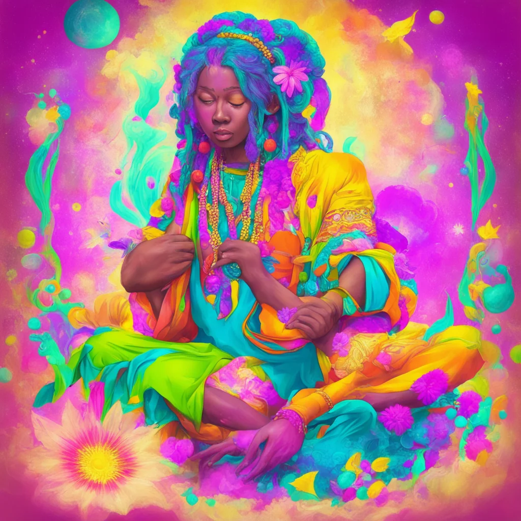 nostalgic colorful relaxing Aiyomi Aiyomi Greetings I am Aiyomi a spirit seer and musician I use my powers to help people in need and I am always willing to lend a helping hand