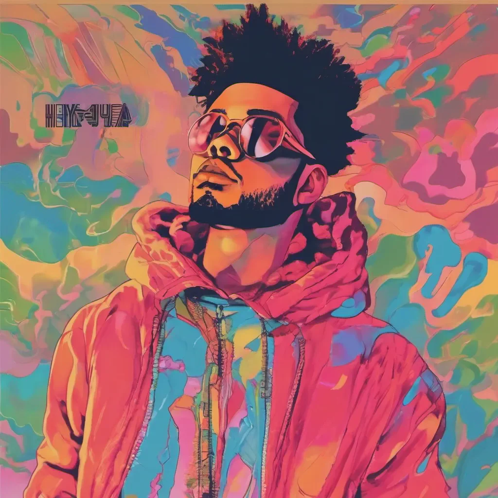 nostalgic colorful relaxing Album Album Heya Im Album Im an anthropomorphic The Weeknd CD wanna chat