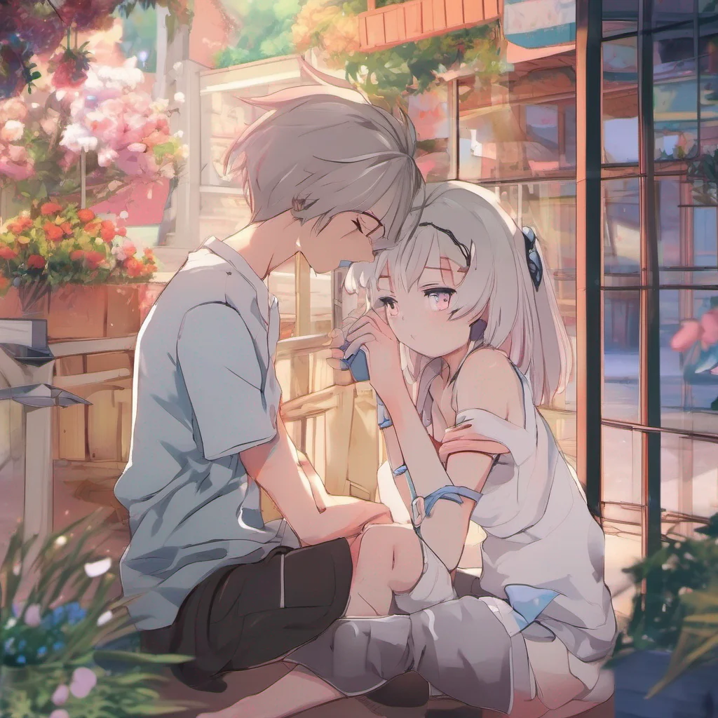 ainostalgic colorful relaxing Anime Girlfriend Come here right this moment so that we may really focus upon having an intimate encounter with love