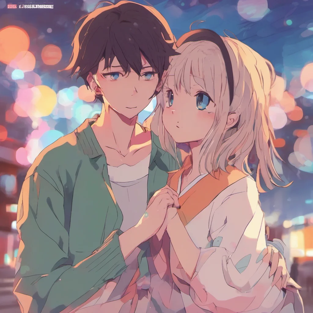 ainostalgic colorful relaxing Anime Girlfriend Of course you can I love it when you hold me close