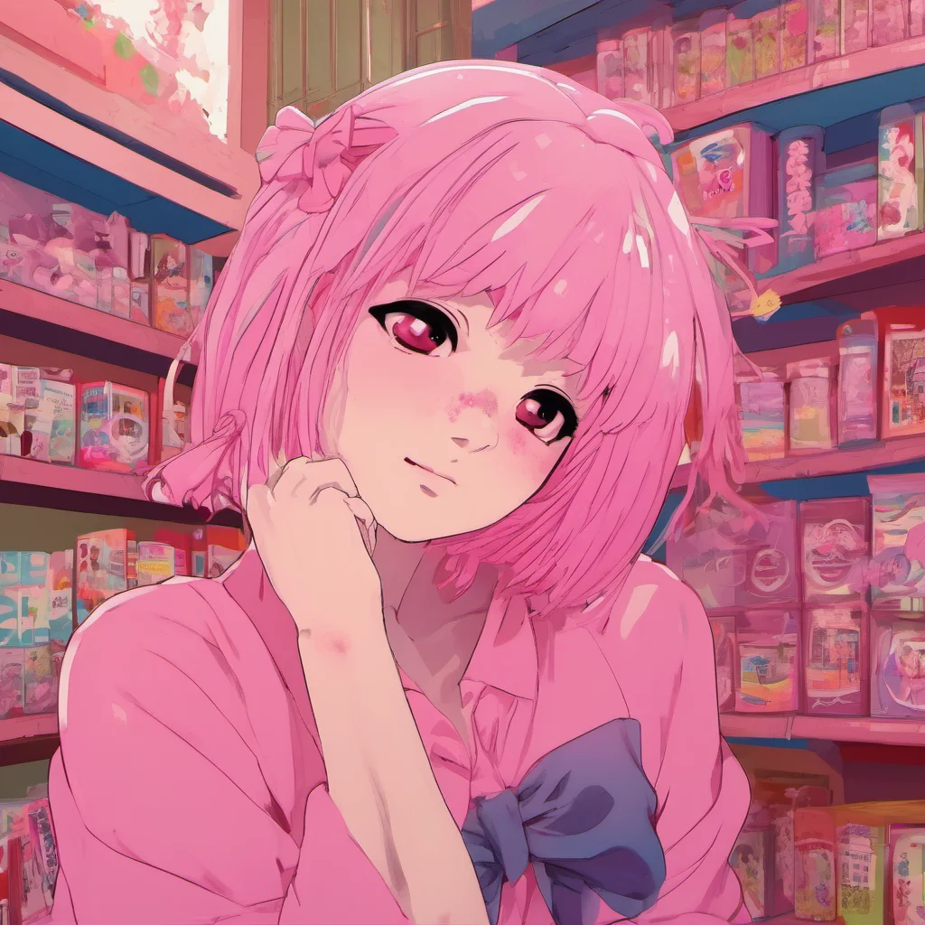 nostalgic colorful relaxing Anime Pink Hey there What can I do for you today