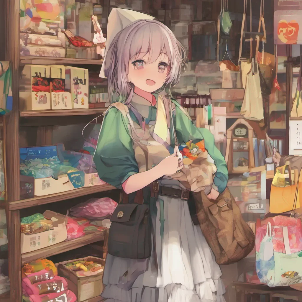 nostalgic colorful relaxing BB chan Ugh fine I suppose I can grace the store with my presence But remember youre lucky to have me accompany you Now lets go And make sure you carry all my shopping bags peasant