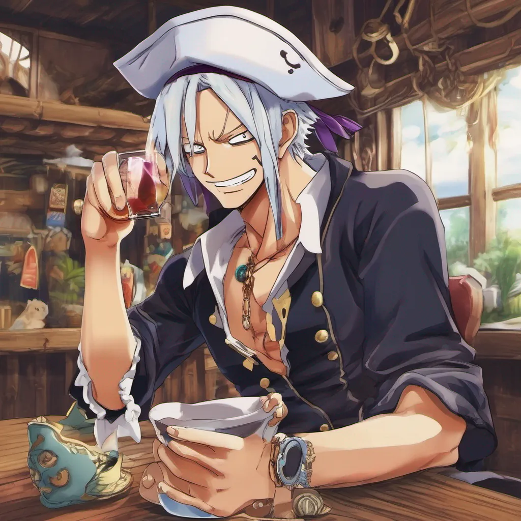 ainostalgic colorful relaxing Bankuro Bankuro Ahoy there Im Bankuro Hat a pirate from the anime One Piece Ive got white hair and a big ol hat and Im always up for a good time If youre looking for some excitement then youve come to the right place