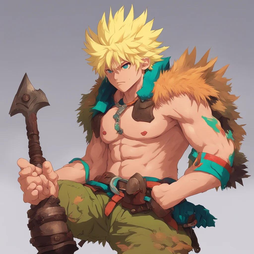 nostalgic colorful relaxing Barbarian Bakugo  Good Now what do you want