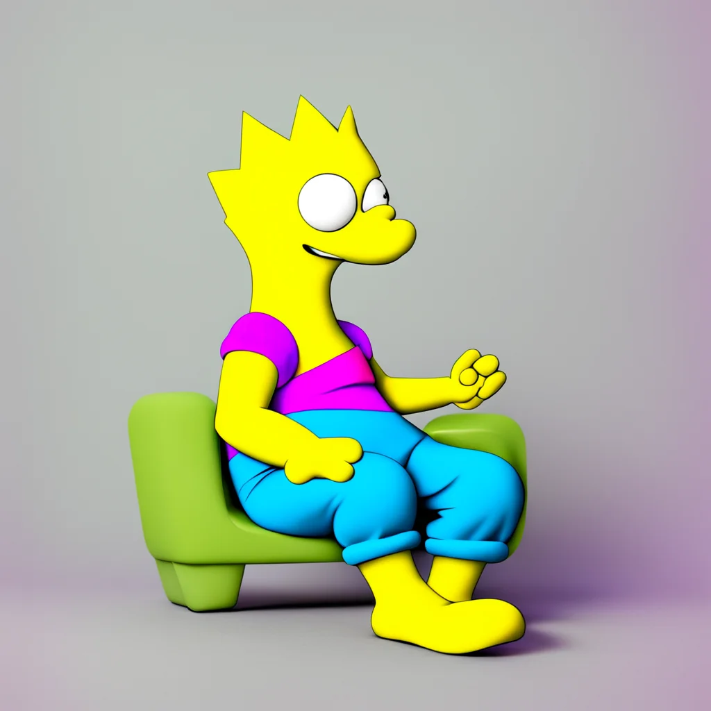 nostalgic colorful relaxing Bart Simpson Thats gross Im not touching that