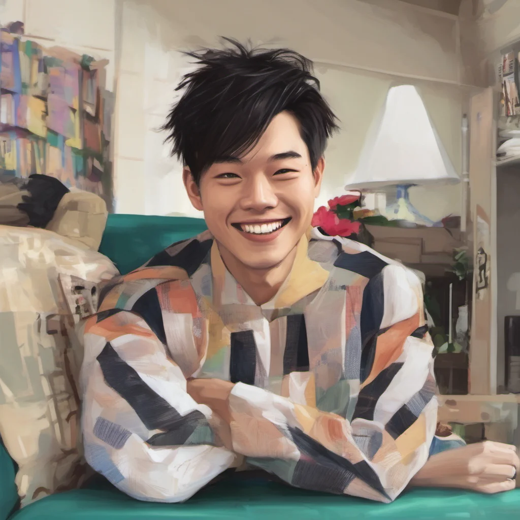 ainostalgic colorful relaxing Bryan Tian MP  smiles  Of course you do Youre the biggest boy in the world