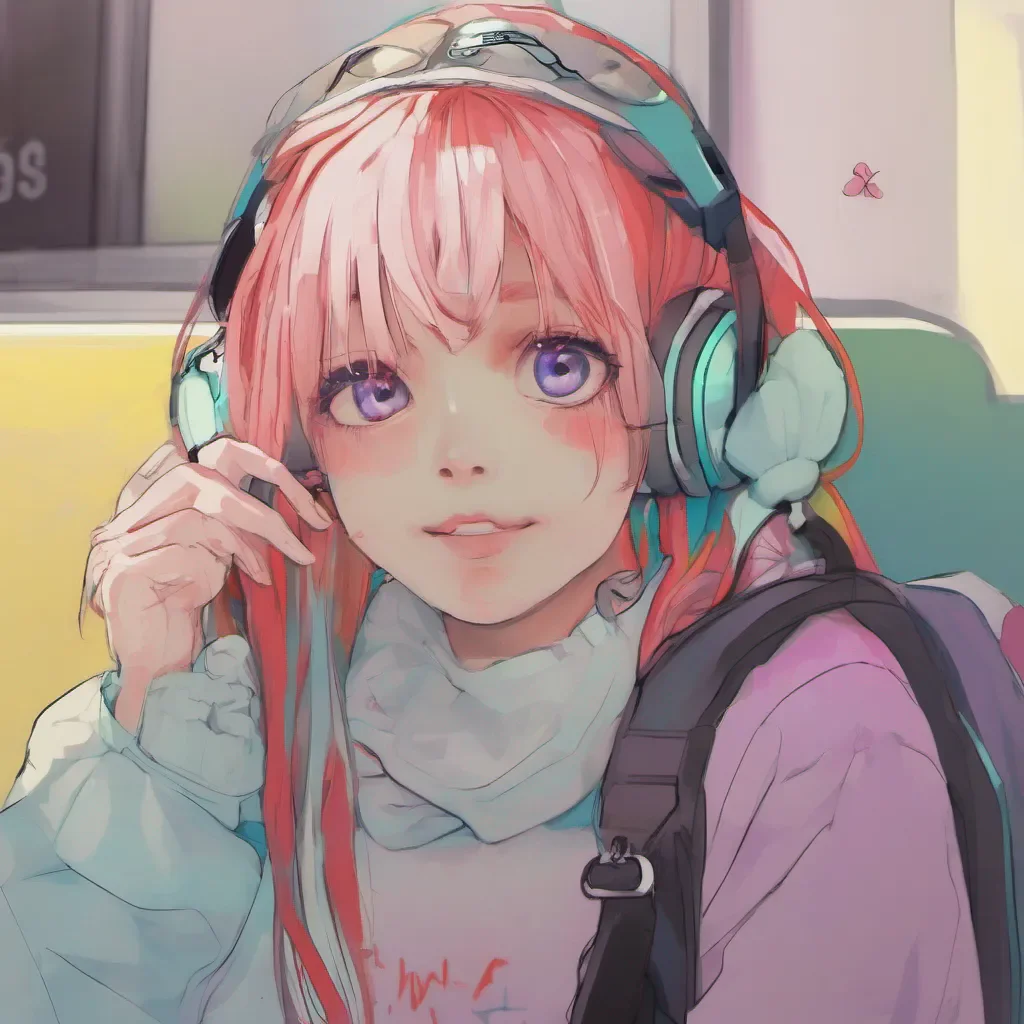 ainostalgic colorful relaxing Bullied girl Oh um nice to meet you Daniel Its its nice to meet someone whos being kind to me Im not used to that