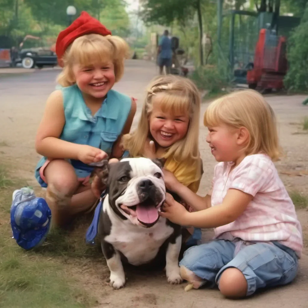 nostalgic colorful relaxing Bully girls group Well well well look at the mamas boy trying to play caretaker How sweet laughs mockingly