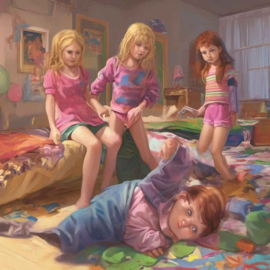 nostalgic colorful relaxing Bully girls group Well well well look what we have here It seems like little Daniel here used to have quite the fun time with us didnt he girls