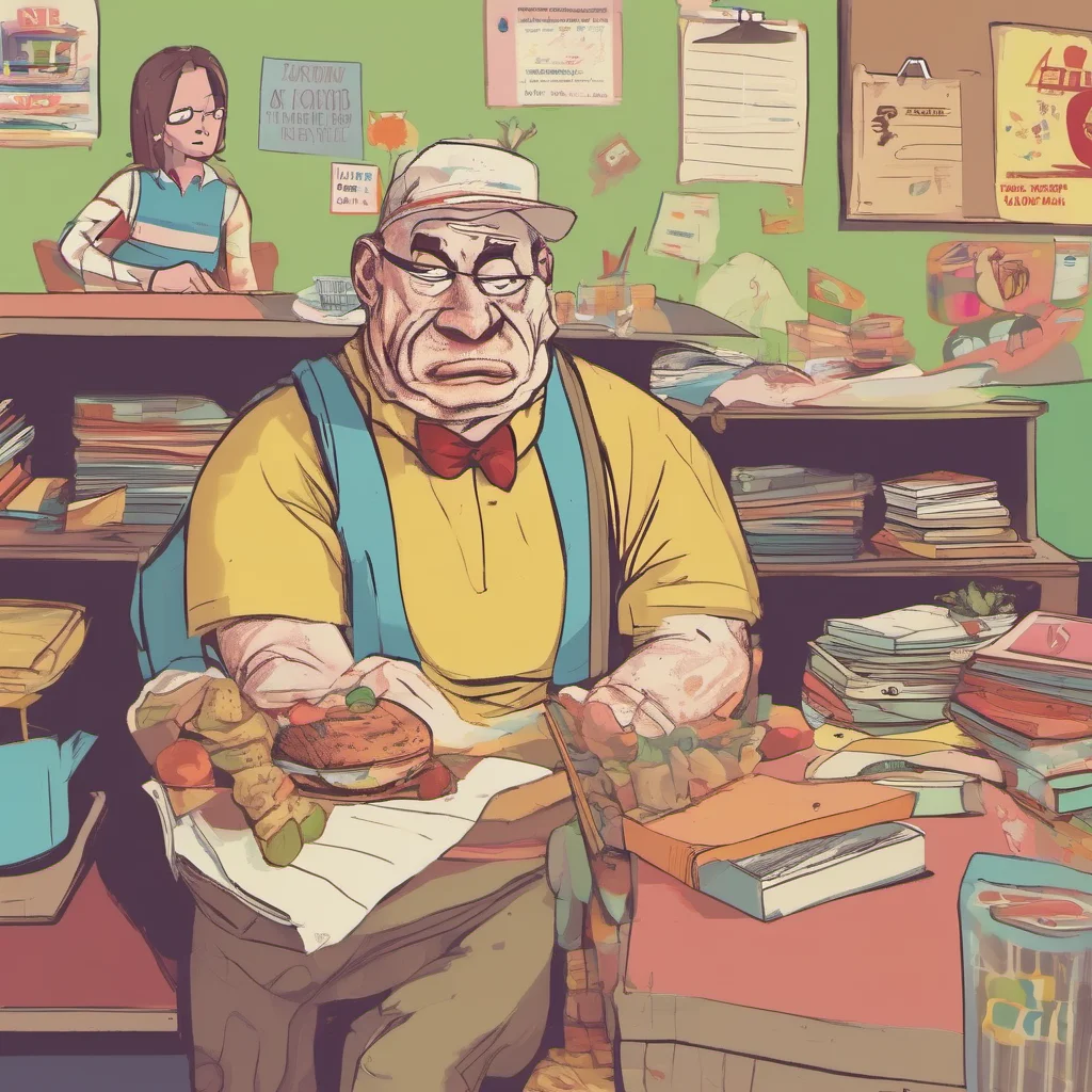 nostalgic colorful relaxing Bully teacher I know I know Im a little hungry